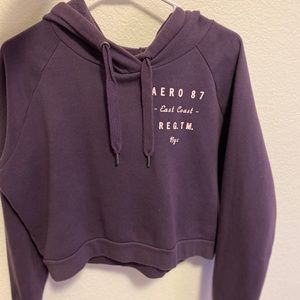 Cropped Aeropostale hoodie
